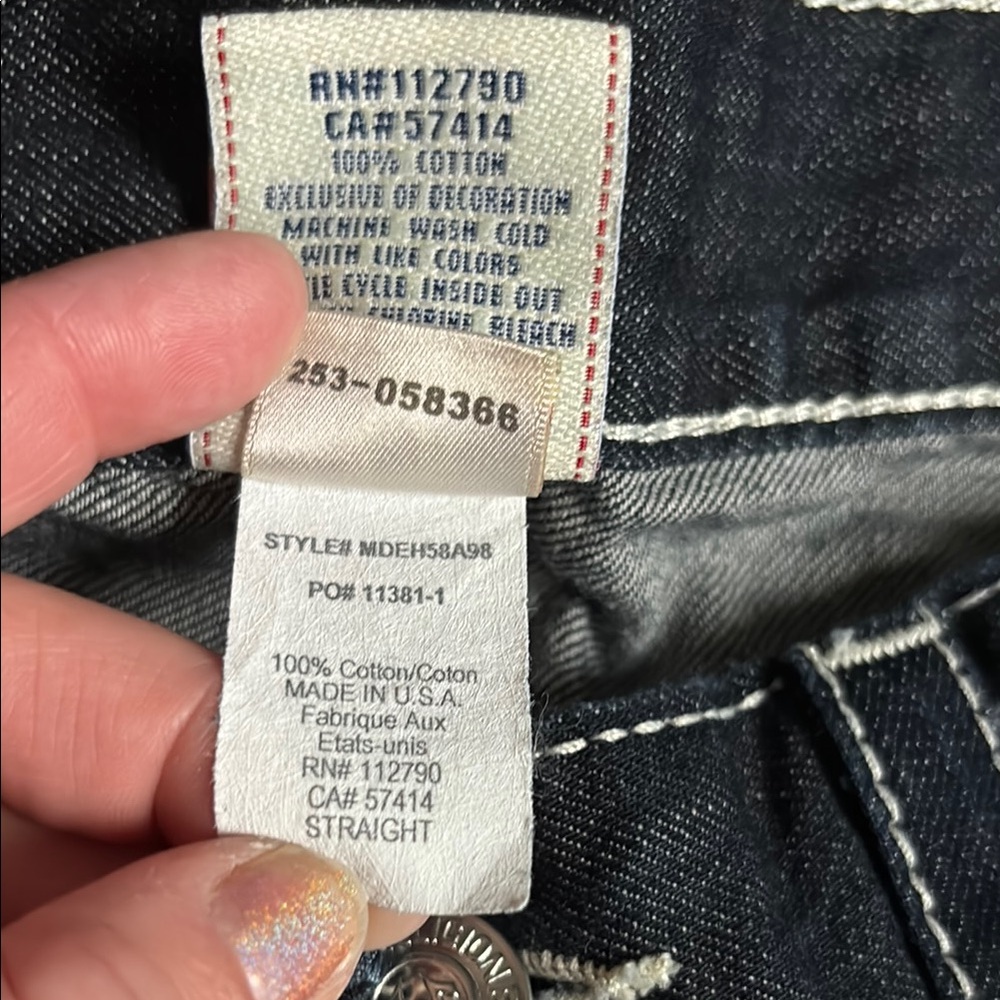 3 Pairs True Religion Straight Jeans - Picture 4 of 8